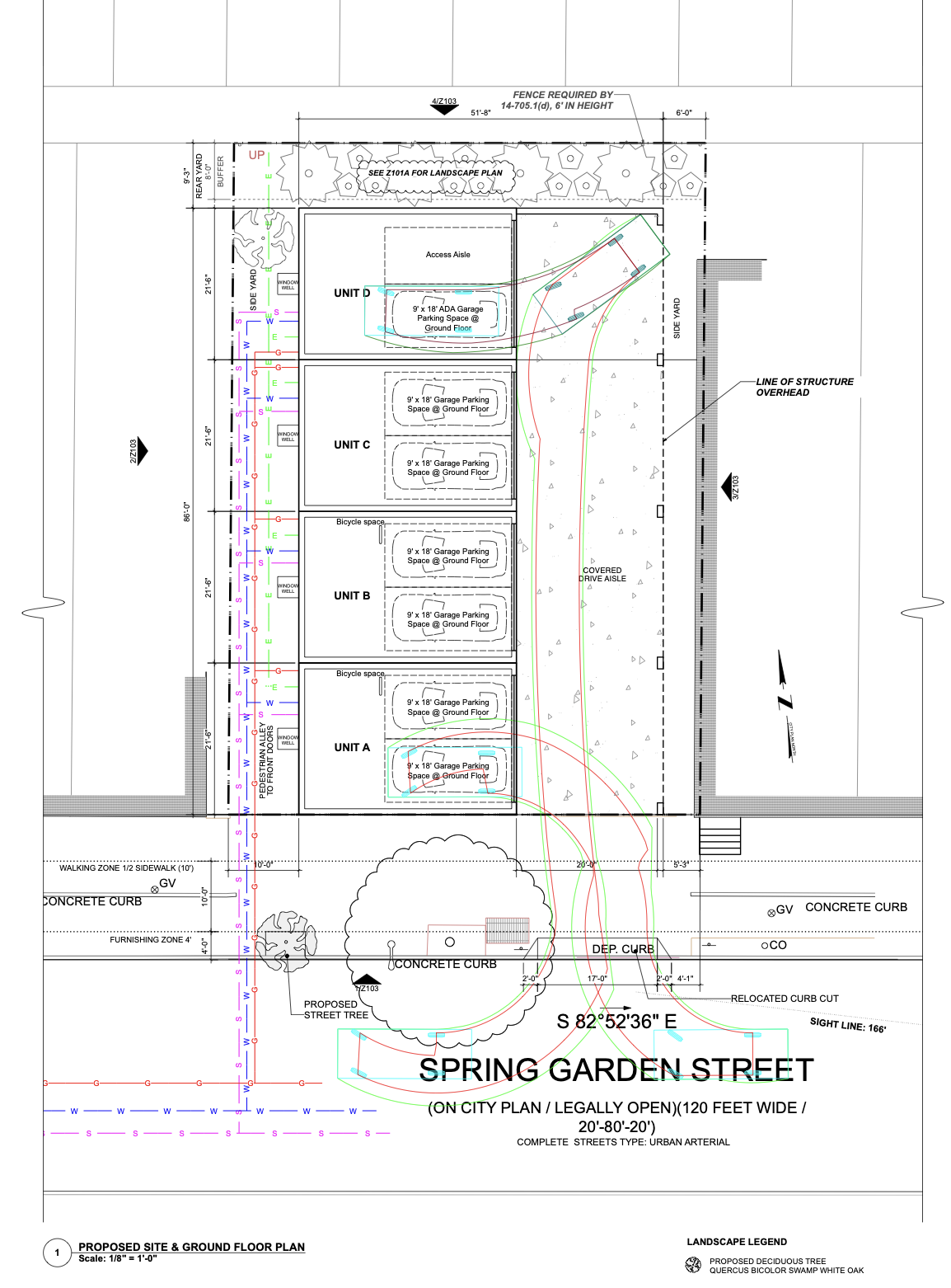 2115-19 Spring Garden Street Plan
