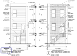 2172 East Cambria Street Elevations