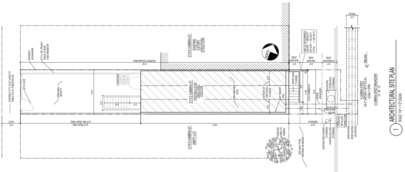 2172 East Cambria Street Plan
