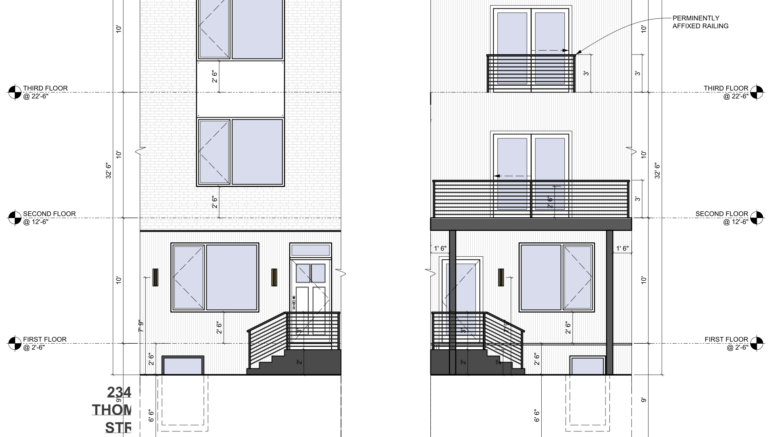 2347 West Thompson Street Elevations