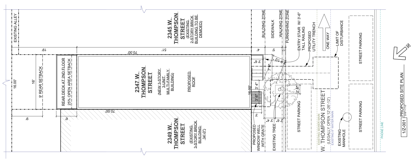2347 West Thompson Street Plan