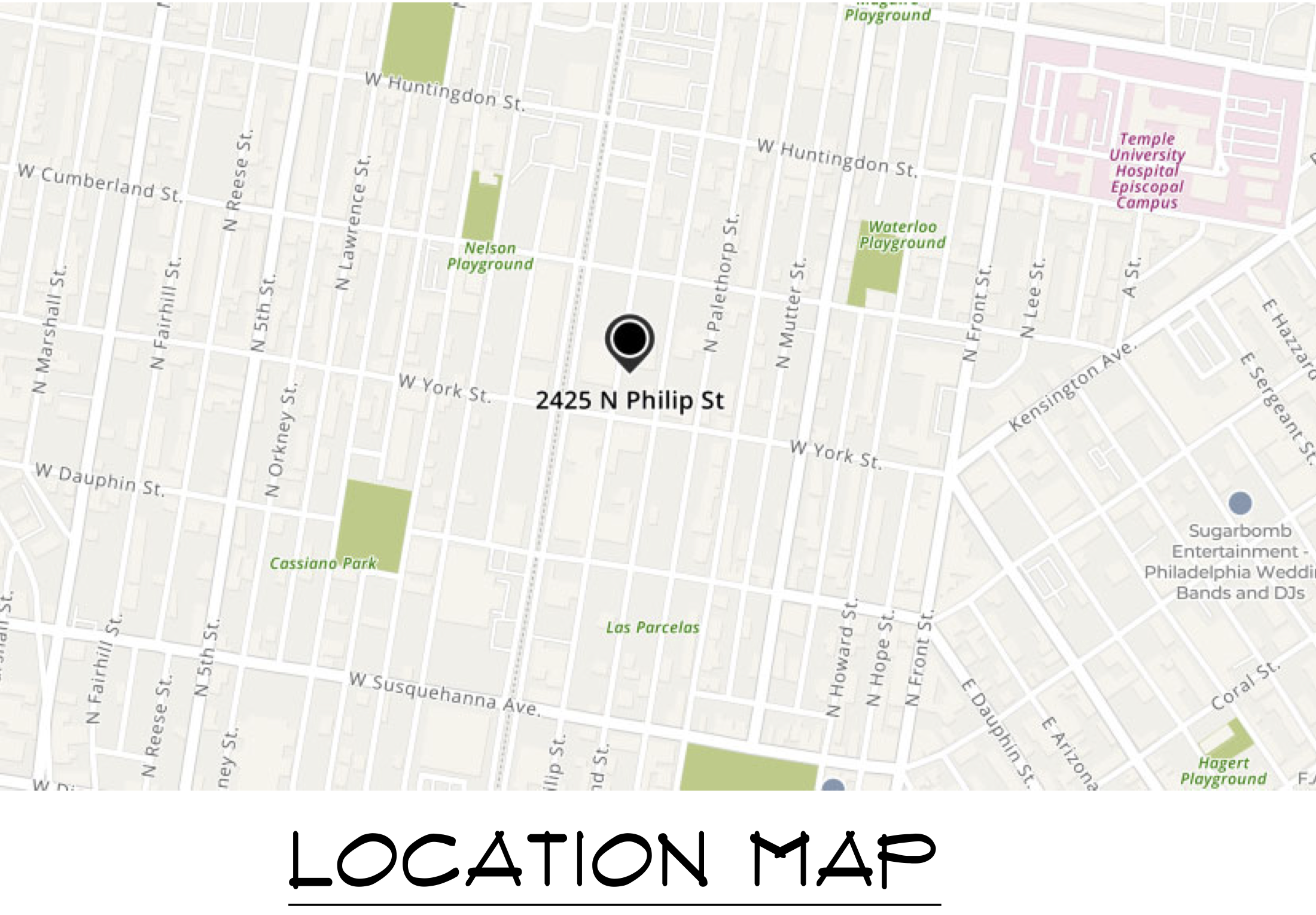 2425 North Philip Street Location