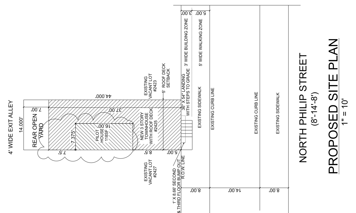 2425 North Philip Street Plan
