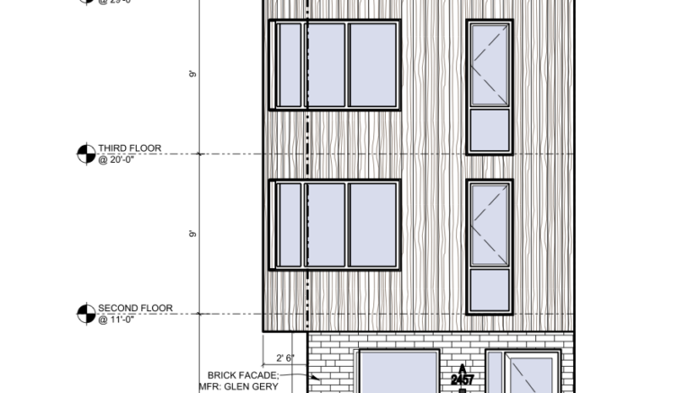 2457 North 2nd Street Front Elevation