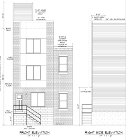2605 Reed Street Elevations