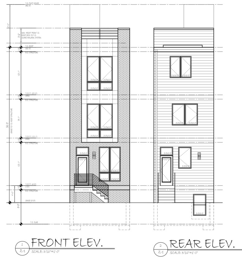 2611 Memphis Street Elevations