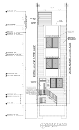 2643 Latona Street Front Elevation