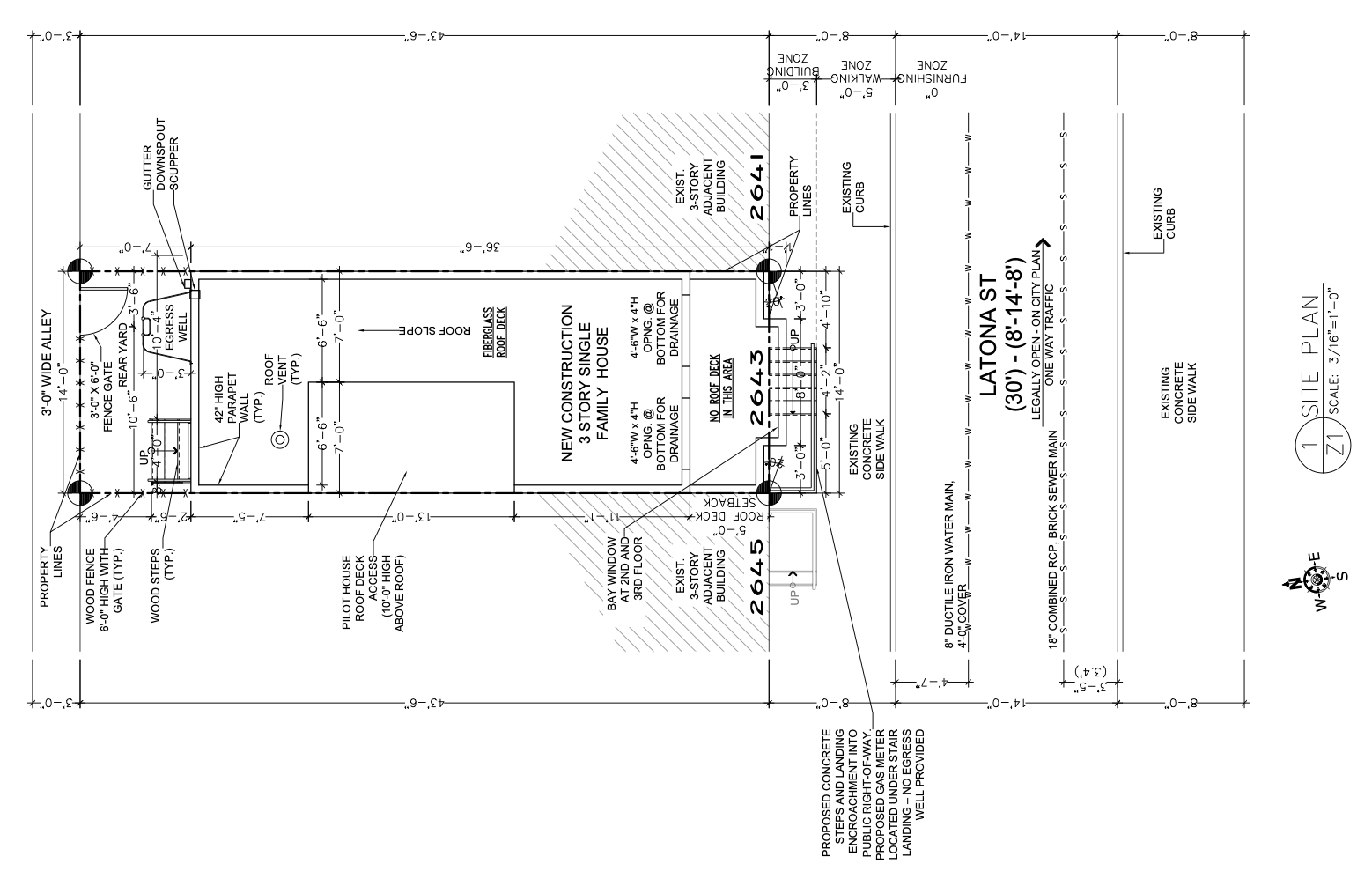 2643 Latona Street Plan