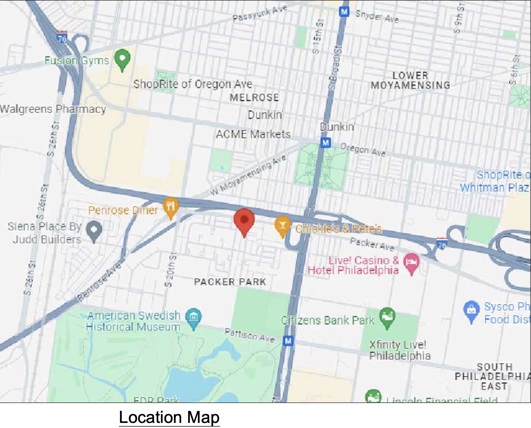3136 South 17th Street Location