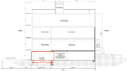 3136 South 17th Street Section-Elevation