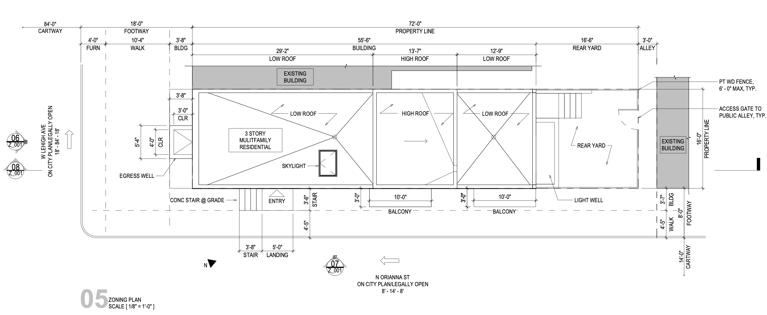 315 West Lehigh Avenue Plan