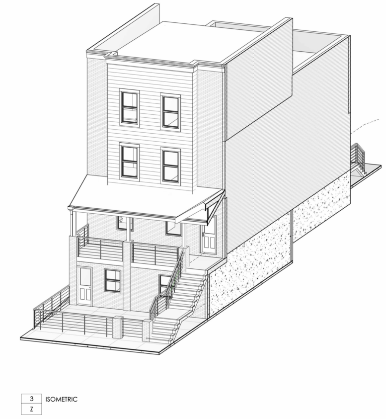3336 North 16th Street Isometric View