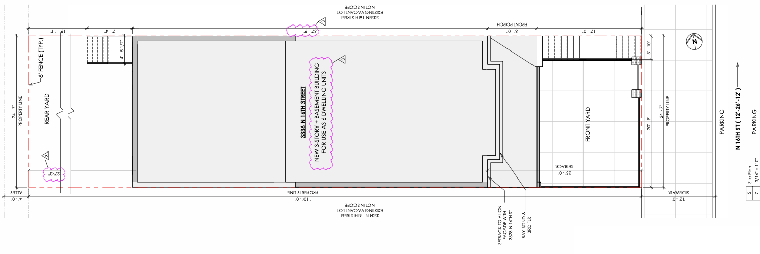 3336 North 16th Street Plan