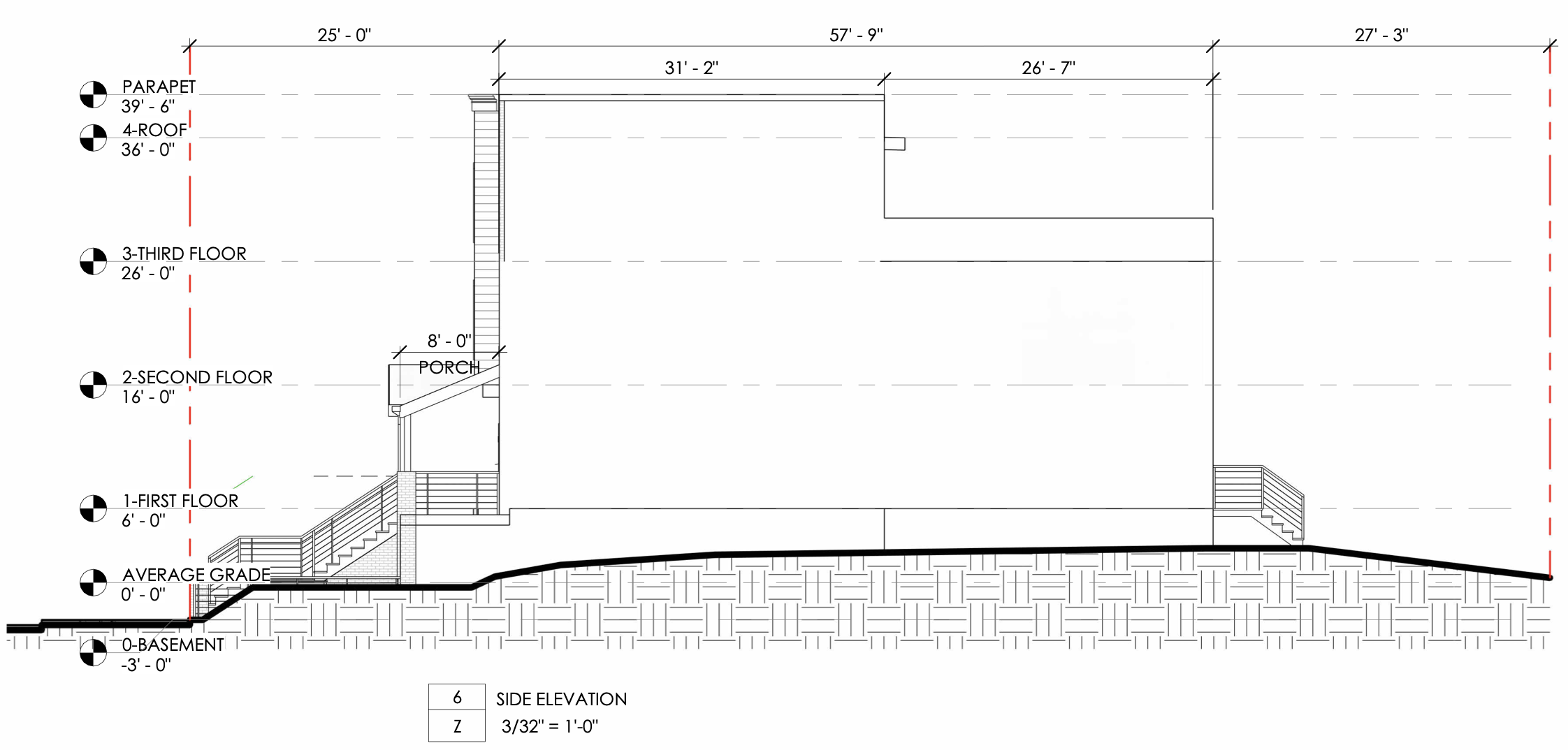 3336 North 16th Street Side Elevation