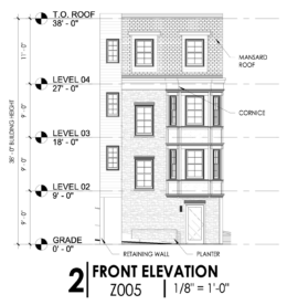 3401 North 19th Street Front Elevation