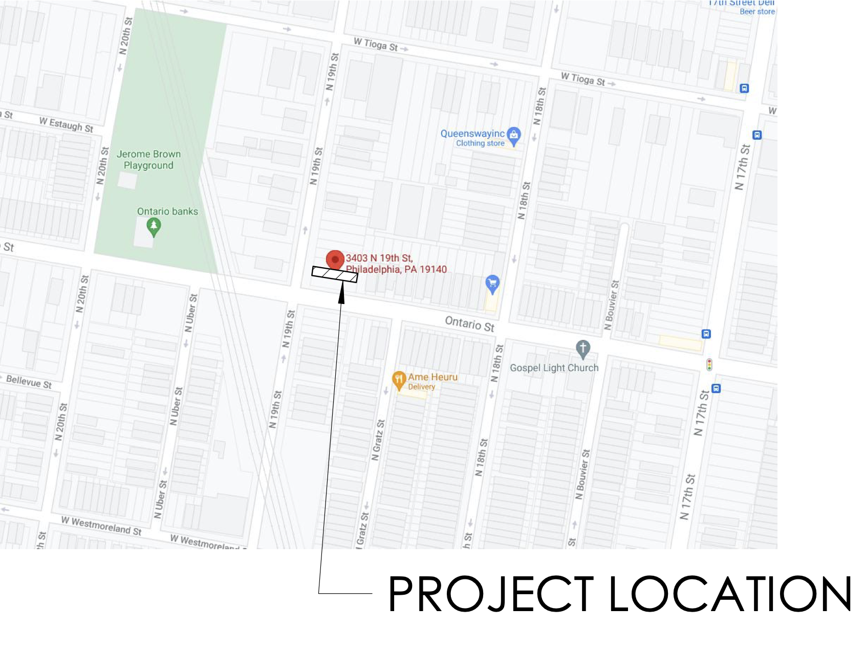 3403 North 19th Street Location
