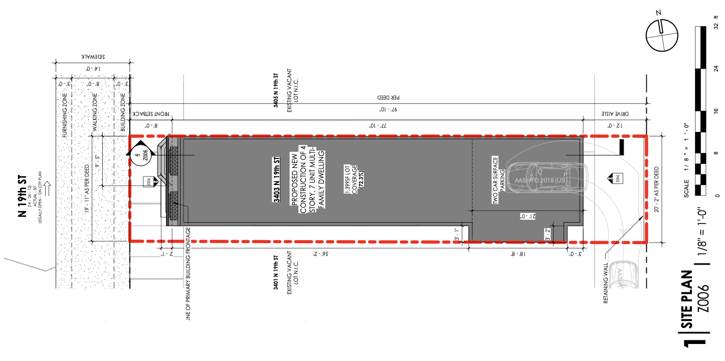 3403 North 19th Street Site Plan