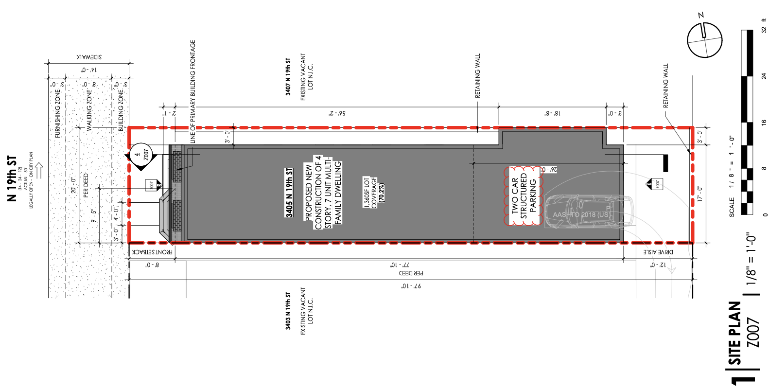 3405 North 19th Street Site Plan