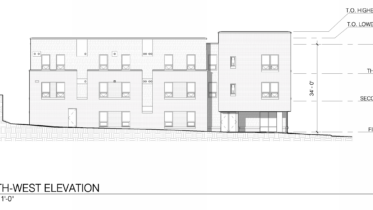 4912 Griscom Street Southwest Elevation