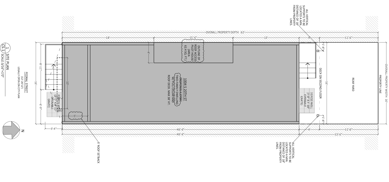 1004 South 20th Street Plan
