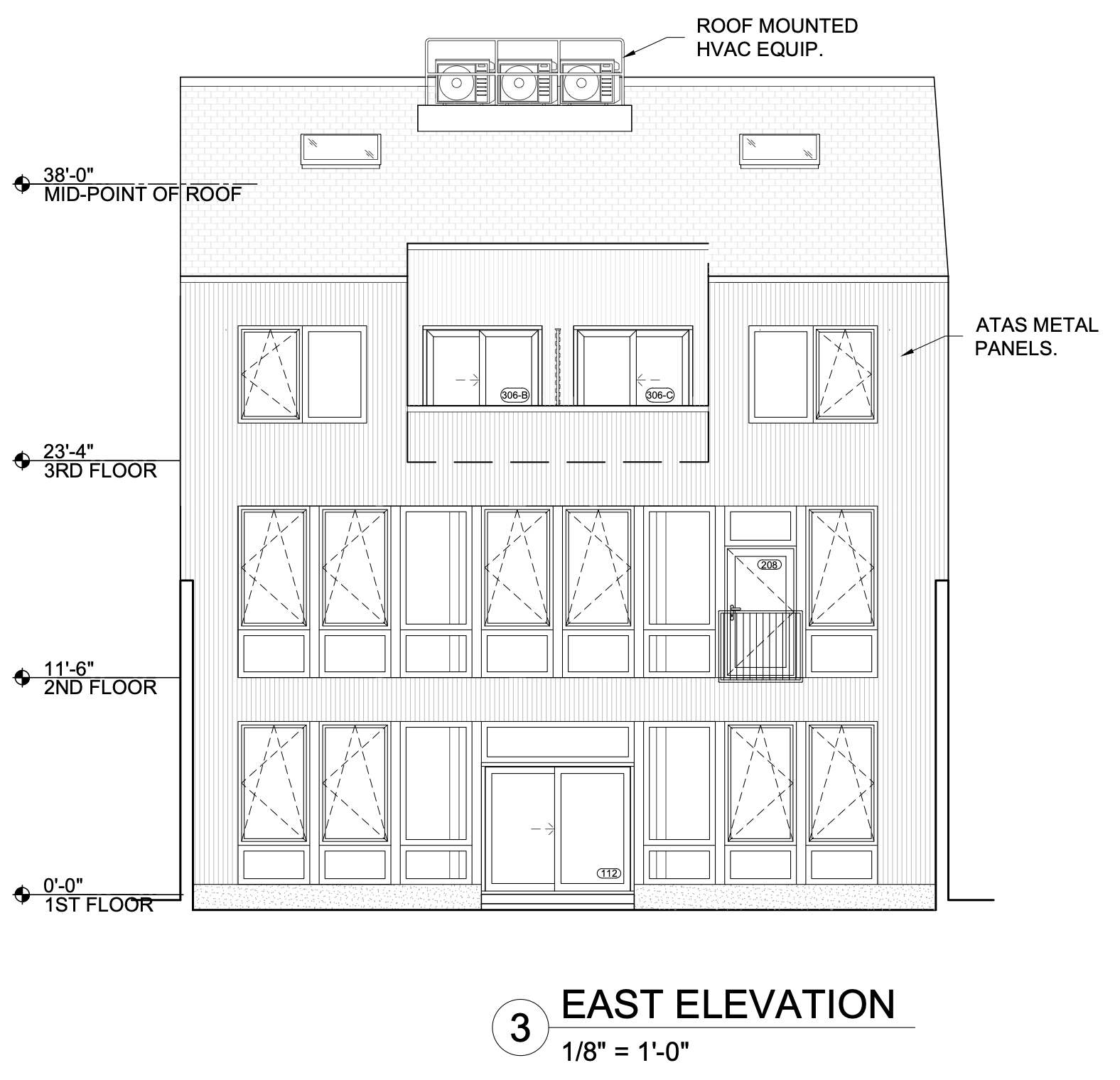 1129-31 Earl Street East Elevation