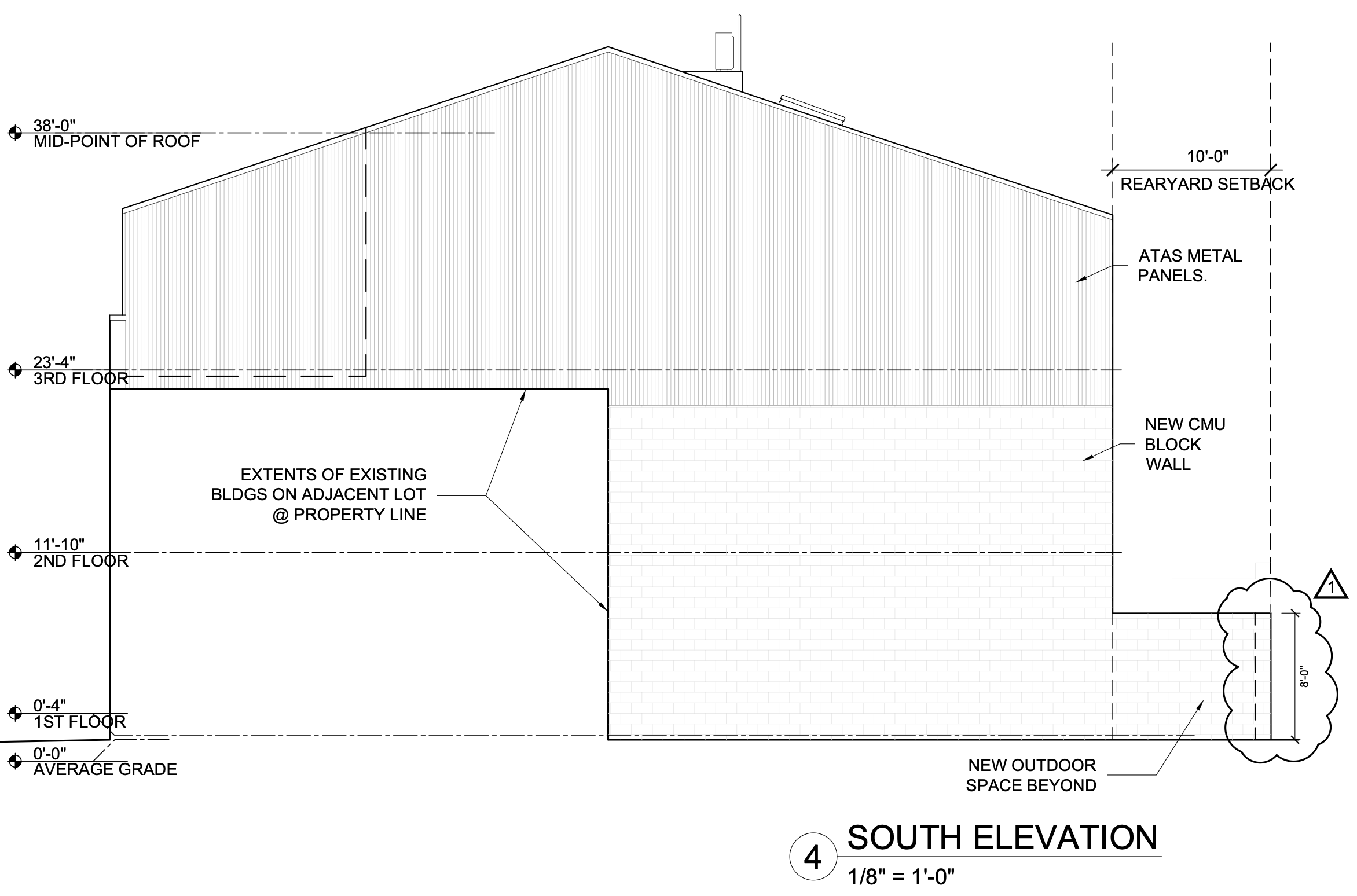 1129-31 Earl Street South Elevation