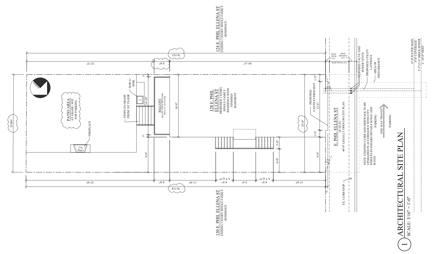 128 East Phil Ellena Street Plan