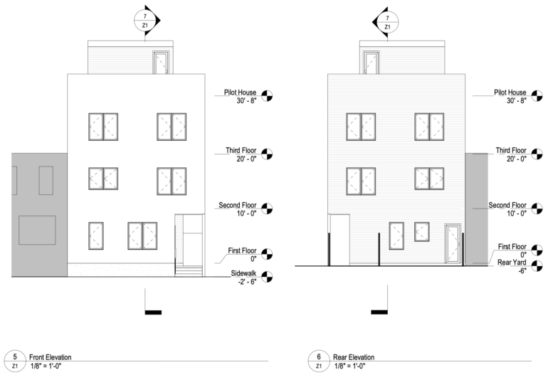 1340-42 Alter Street Elevations