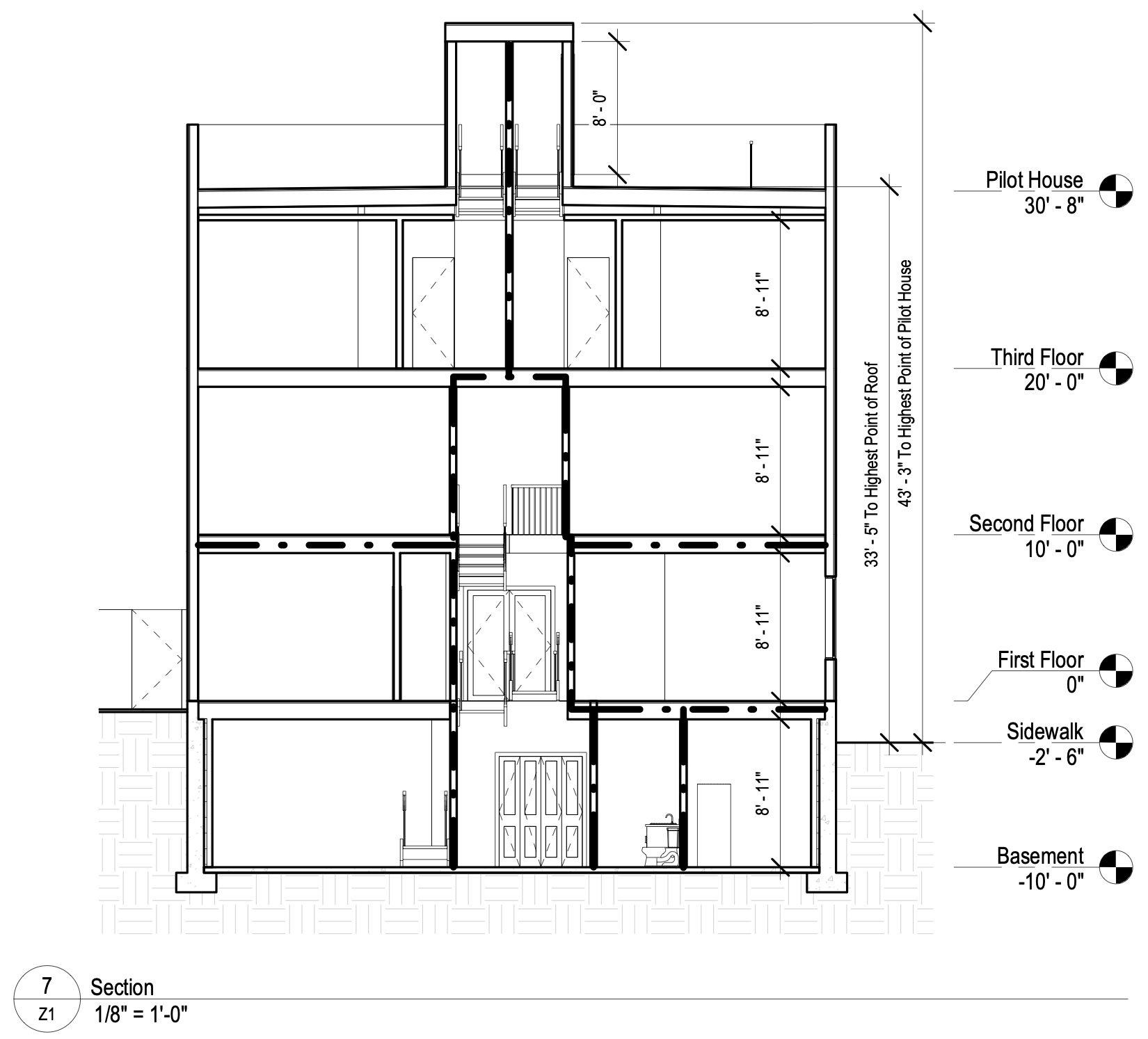1340-42 Alter Street Section