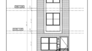1653 South LeCount Street Section-Elevation