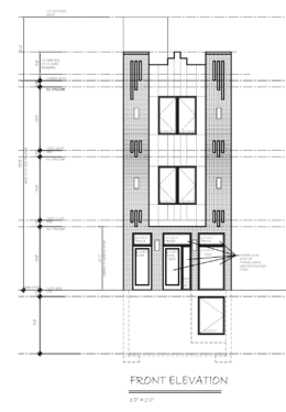 1941 Callowhill Street Front Elevation