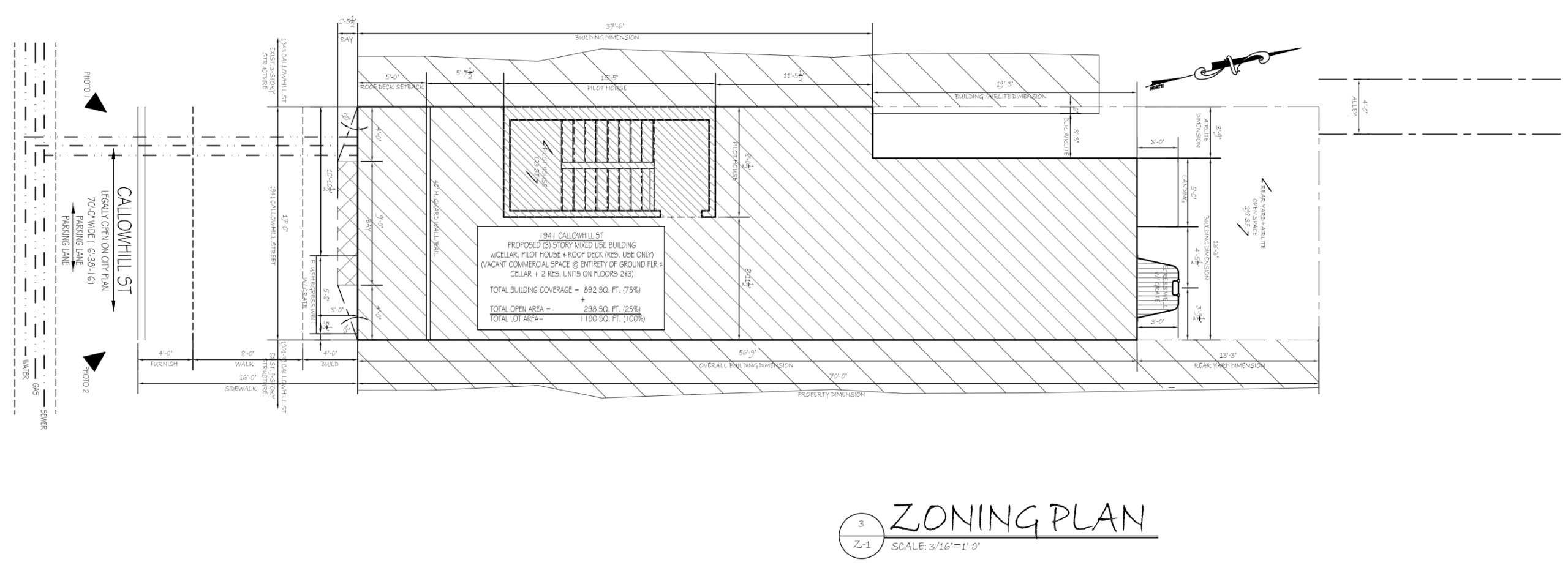 1941 Callowhill Street Plan