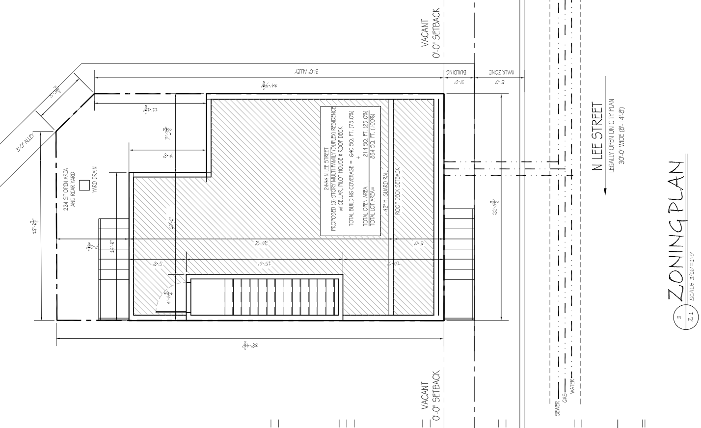 2444 North Lee Street Plan