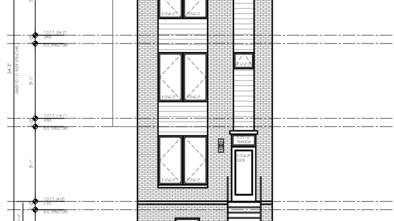 2757 North 13th Street Front Elevation
