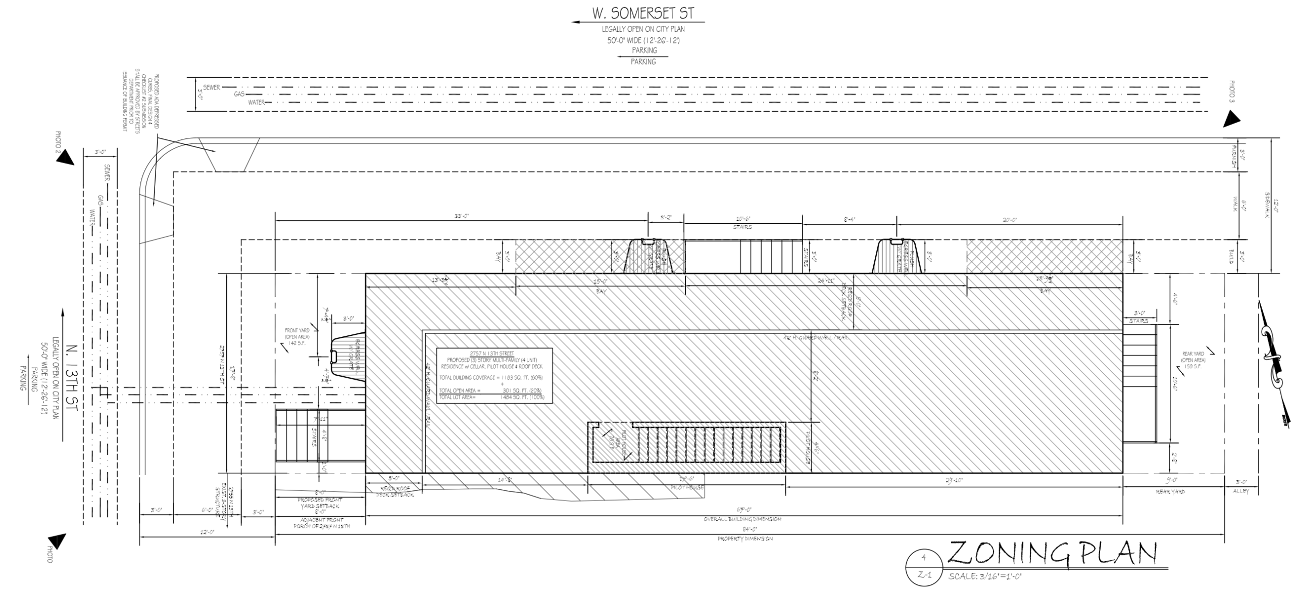 2757 North 13th Street Plan