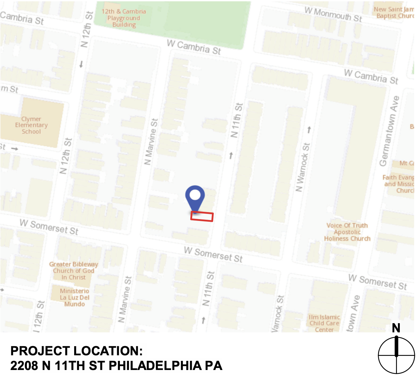 2808 North 11th Street Location