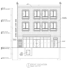 2909 Ridge Avenue Front Elevation