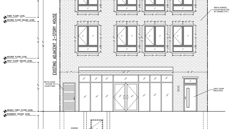 2909 Ridge Avenue Front Elevation