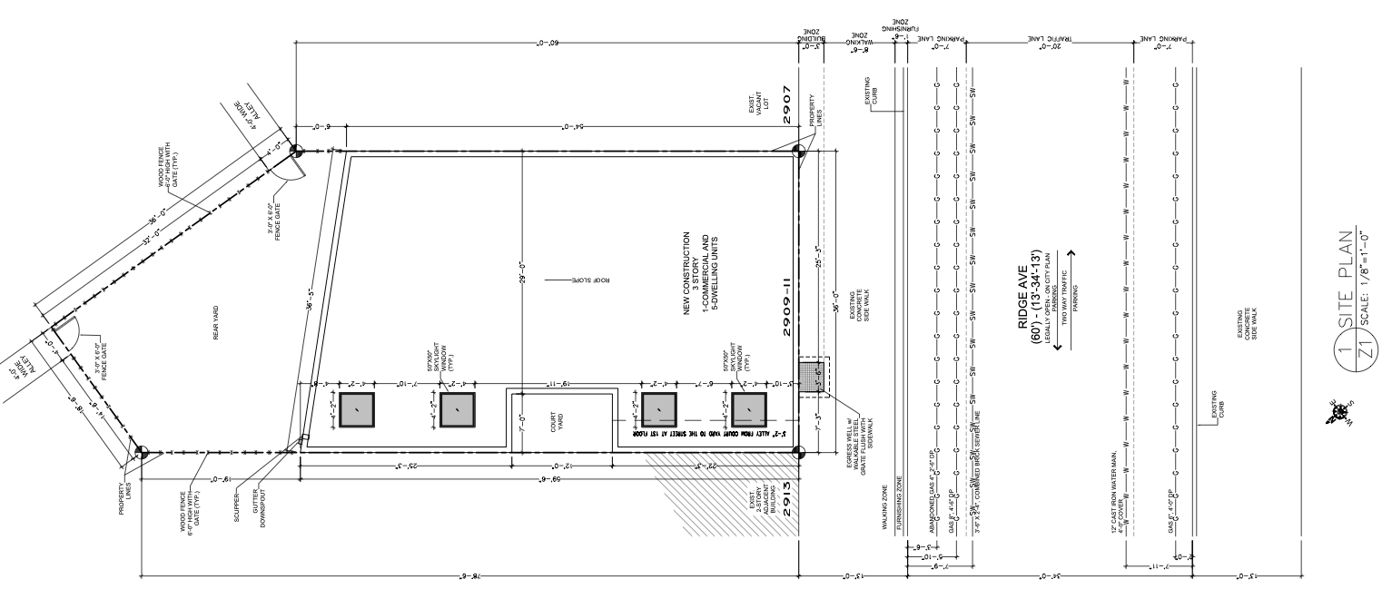 2909 Ridge Avenue Plan