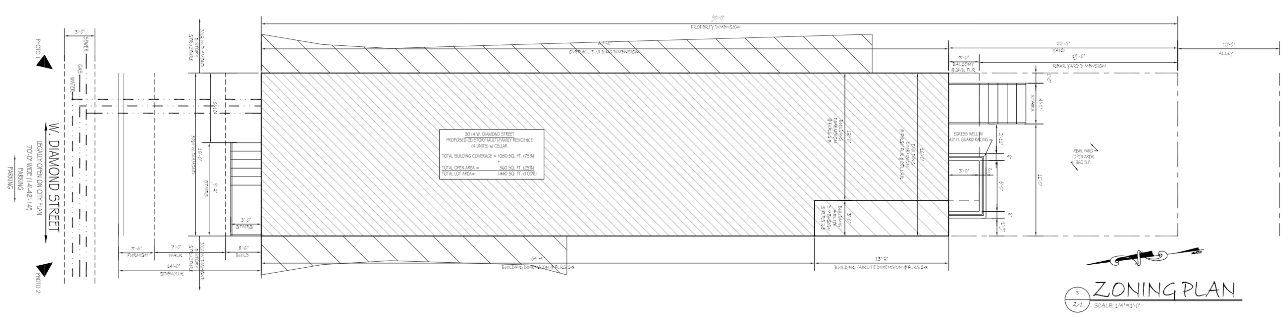 3014 West Diamond Street Plan
