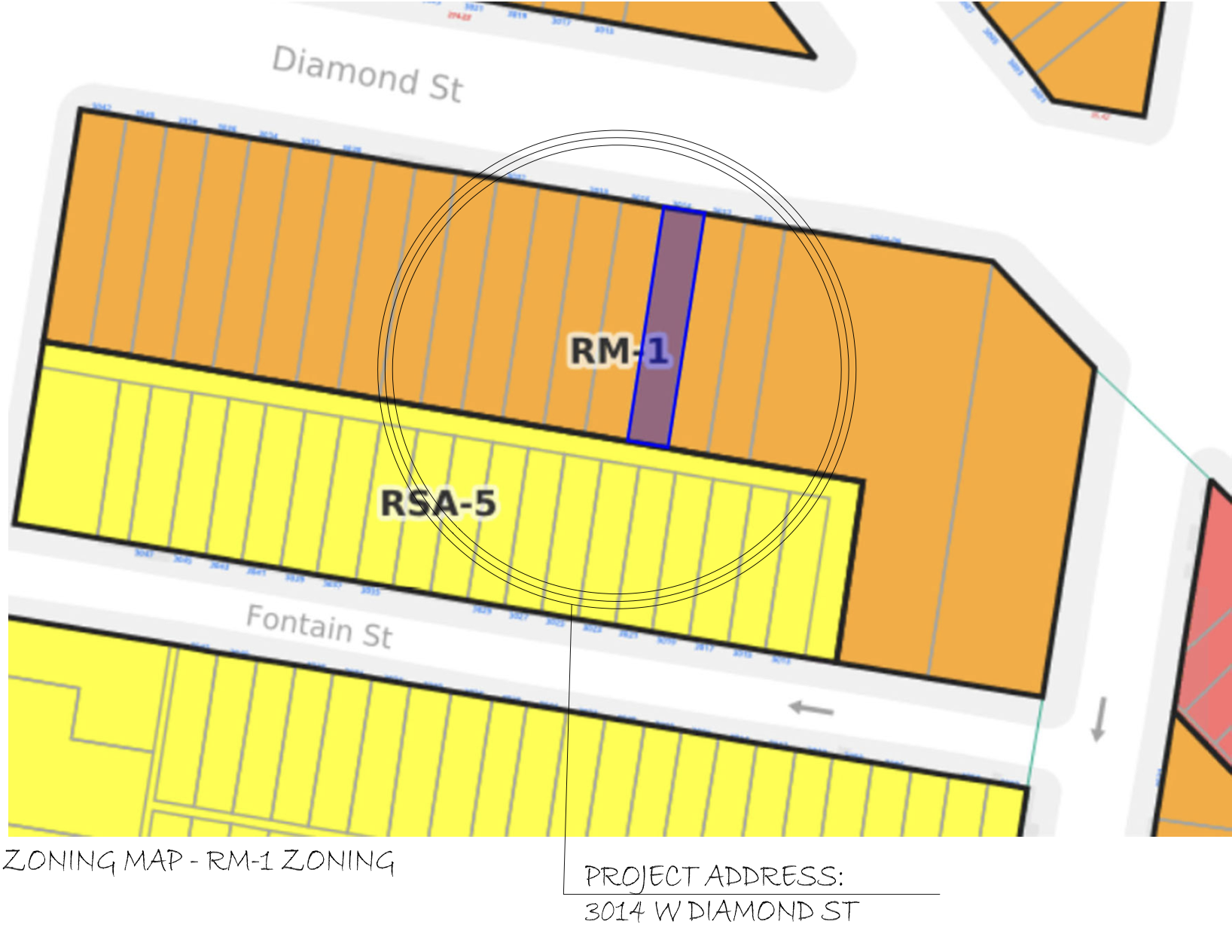 3014 West Diamond Street Zoning Plan
