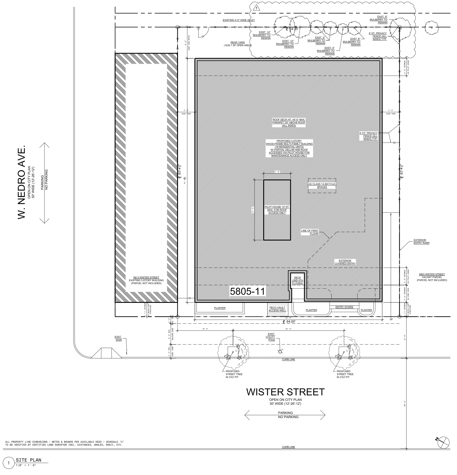 5805 East Wister Street Site Plan