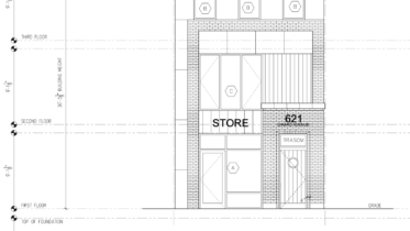 621 West Girard Avenue Elevation
