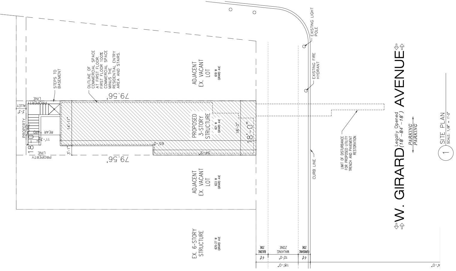 621 West Girard Avenue Plan