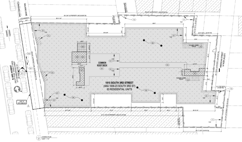 1015 South 3rd Street Plan