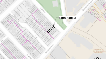 1250 South 45th Street Map