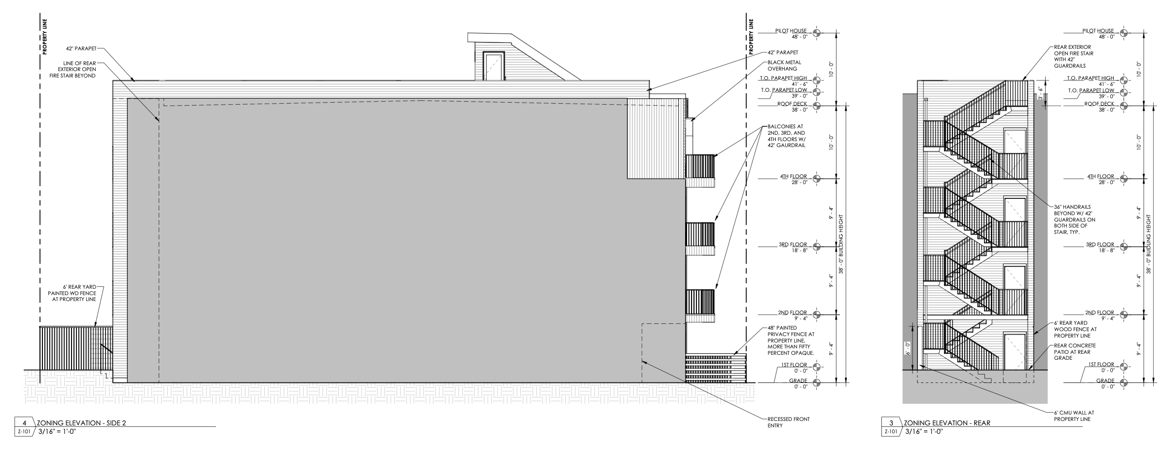1250 South 45th Street Rear Elevation