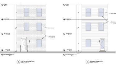 1741 Belfield Avenue Elevations