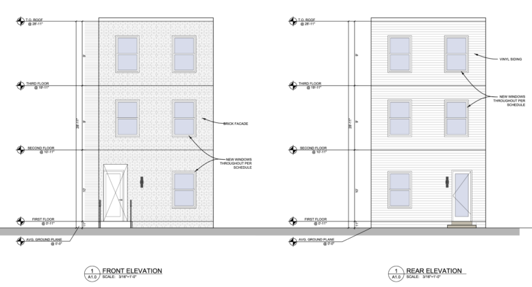 1741 Belfield Avenue Elevations