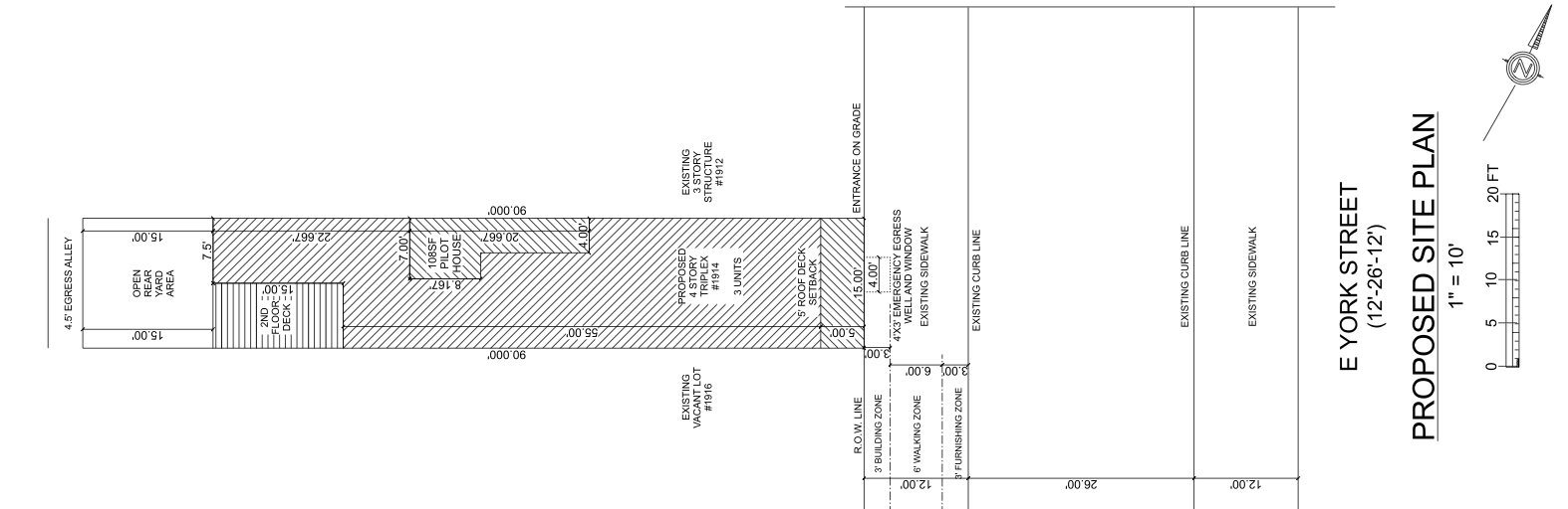 1914 East York Street Plan